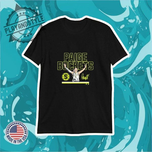 Paige Bueckers Buckets Stripe Tshirts playandstyle 1