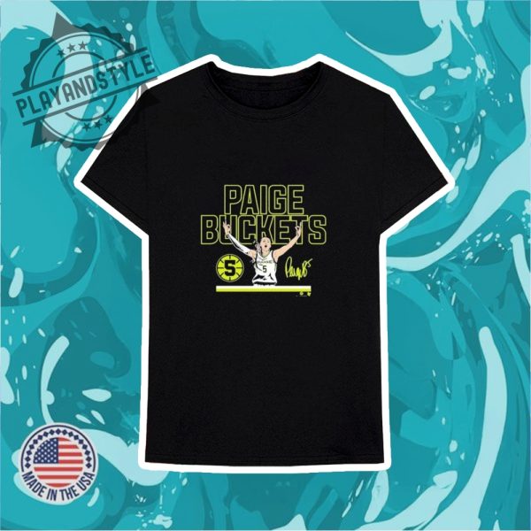 Paige Bueckers Buckets Stripe Tshirts playandstyle 3