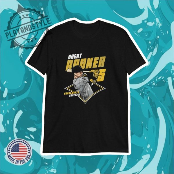 Brent Rooker Sacramento River Cats Baseball Player Diamond Shirt playandstyle 1