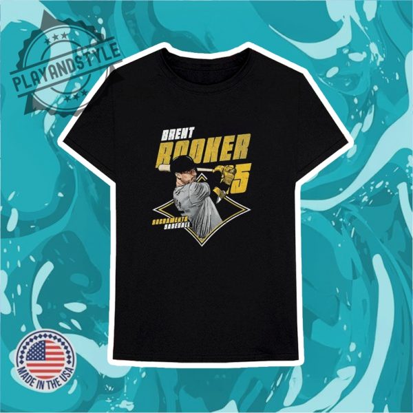 Brent Rooker Sacramento River Cats Baseball Player Diamond Shirt playandstyle 3