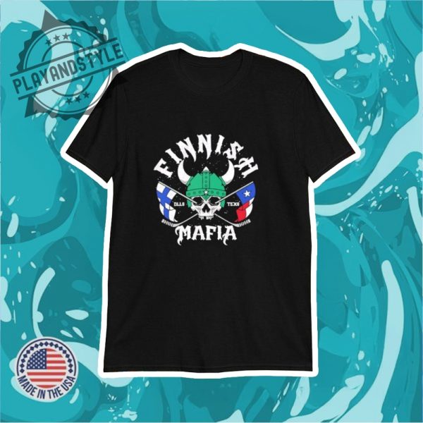 Skull Finnish Mafia Flags Shirt playandstyle 1