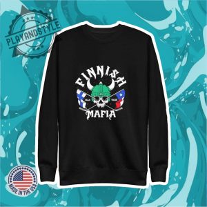 Skull Finnish Mafia Flags Shirt playandstyle 2