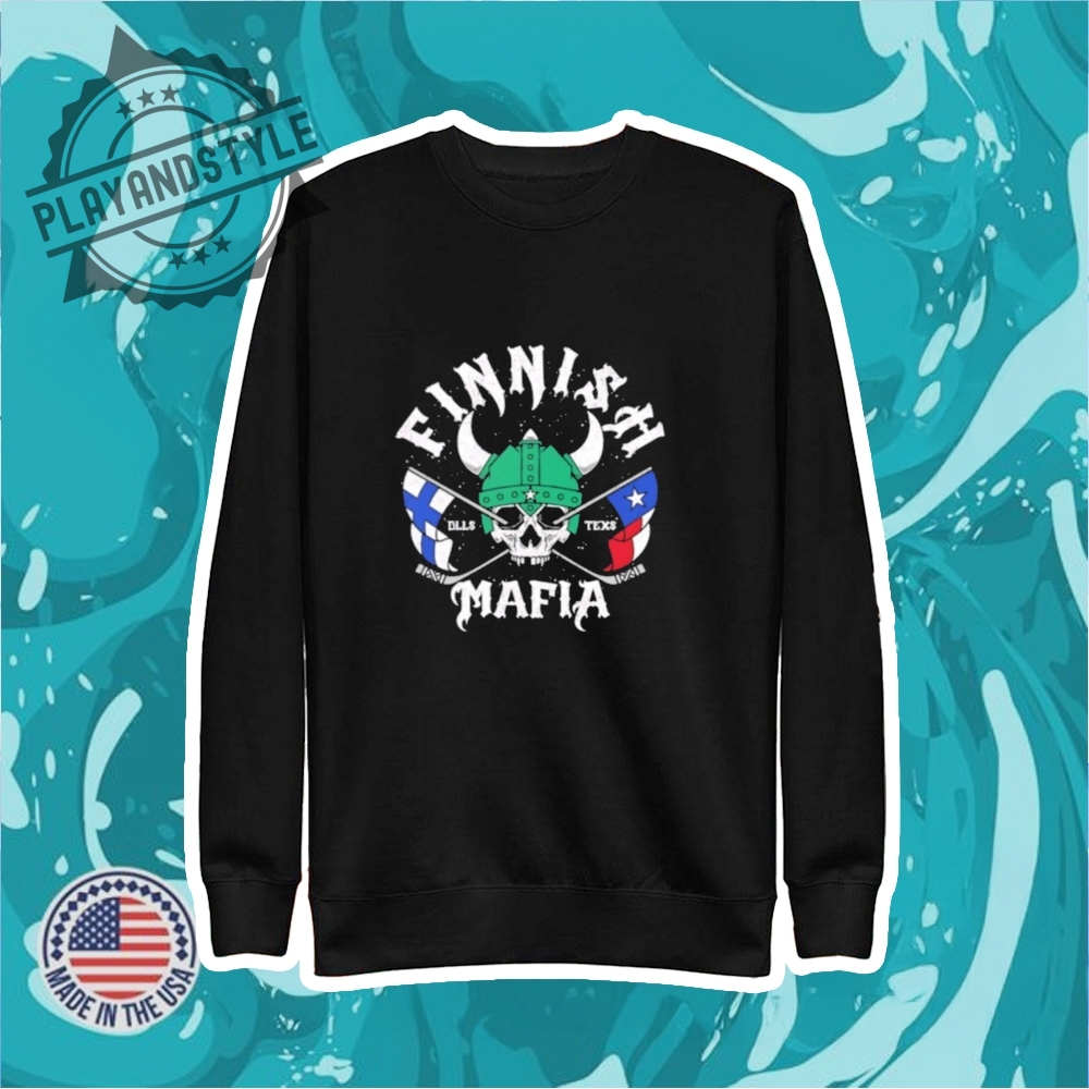 Skull Finnish Mafia Flags Shirt 5 Skull Finnish Mafia flags shirt