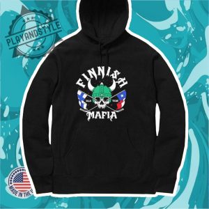Skull Finnish Mafia Flags Shirt playandstyle 4