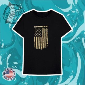 Save Womens Sports Usa Flag Shirt playandstyle 3
