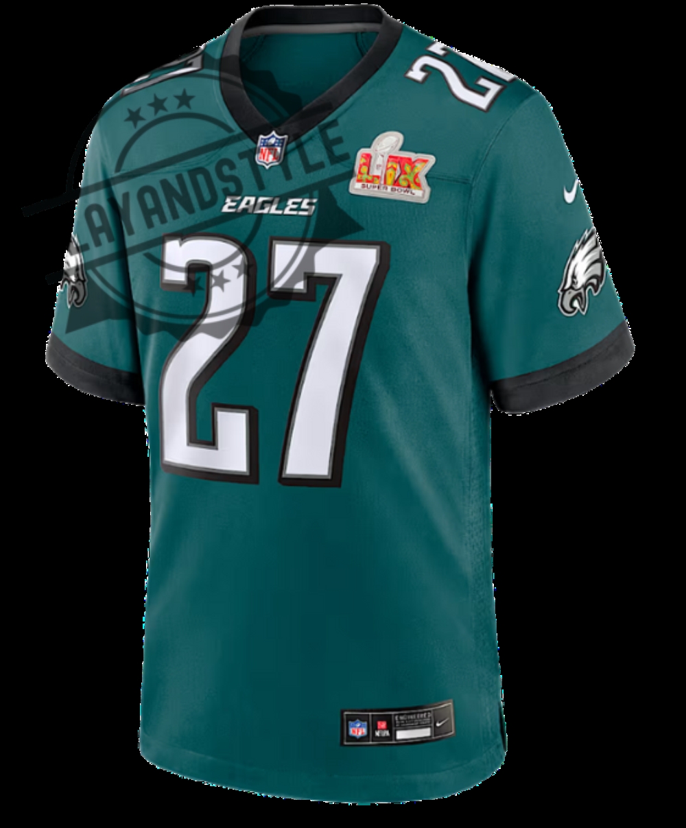 Quinyon Mitchell Philadelphia Eagles Super Bowl Lix Mens Nike Nfl Game Jersey