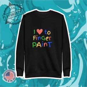 I Heart To Finger Paint Shirt playandstyle 2