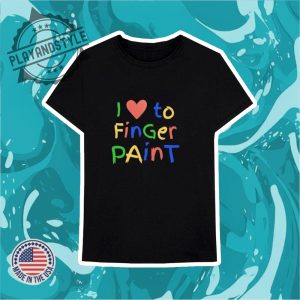 I Heart To Finger Paint Shirt playandstyle 3