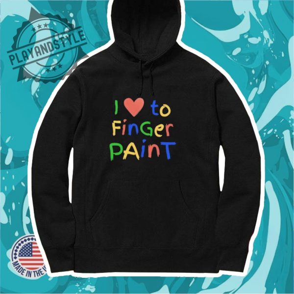 I Heart To Finger Paint Shirt playandstyle 4