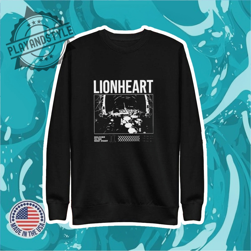 Lionheart Welcome To The West Coast Iii Album Tshirts 5 Lionheart Welcome To The West Coast III Album T-shirts