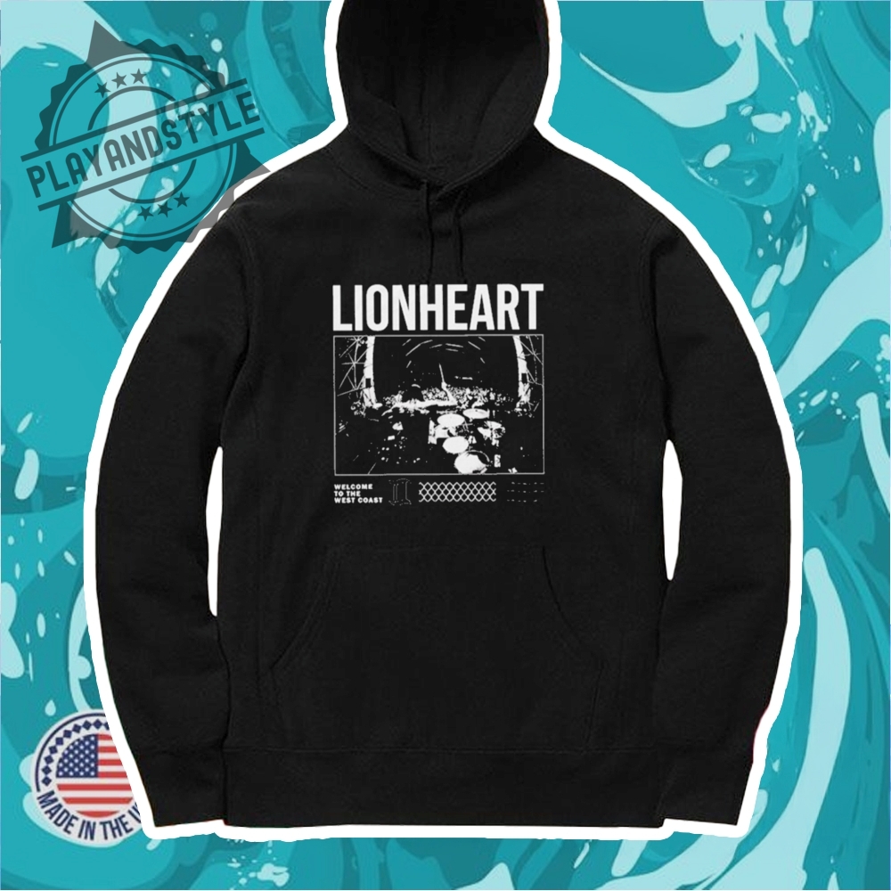 Lionheart Welcome To The West Coast Iii Album Tshirts 7 Lionheart Welcome To The West Coast III Album T-shirts