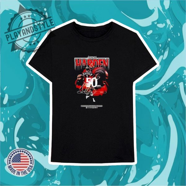 James Harden 50Point Game Moments Shirt playandstyle 3