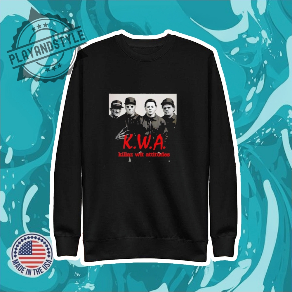 Kwa Killaz Wit Attitudes Horror Characters Shirt 5 KWA Killaz Wit Attitudes horror characters shirt