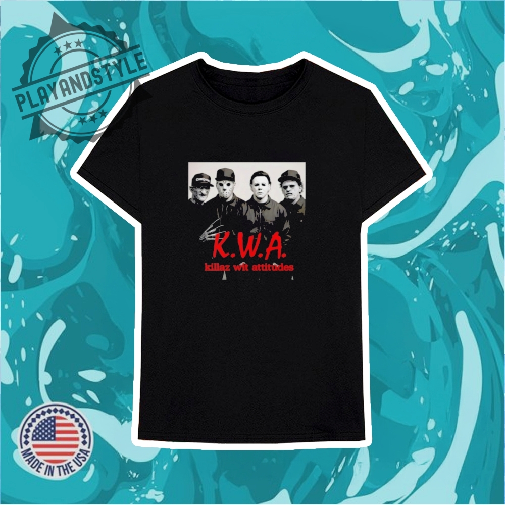 Kwa Killaz Wit Attitudes Horror Characters Shirt 6 KWA Killaz Wit Attitudes horror characters shirt