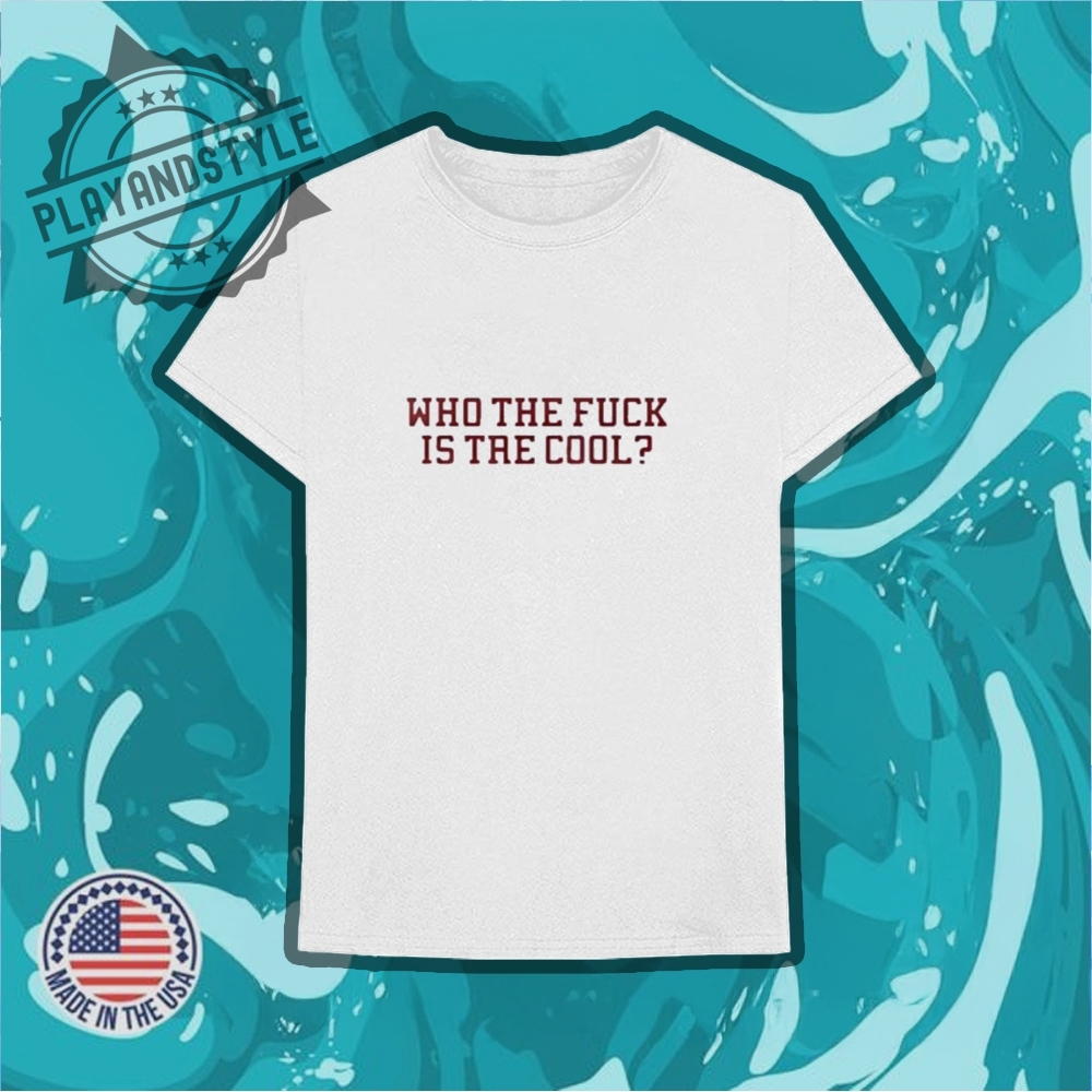 Who The Fck Is Tre Cool Shirt 6 Who the fck is tre cool shirt