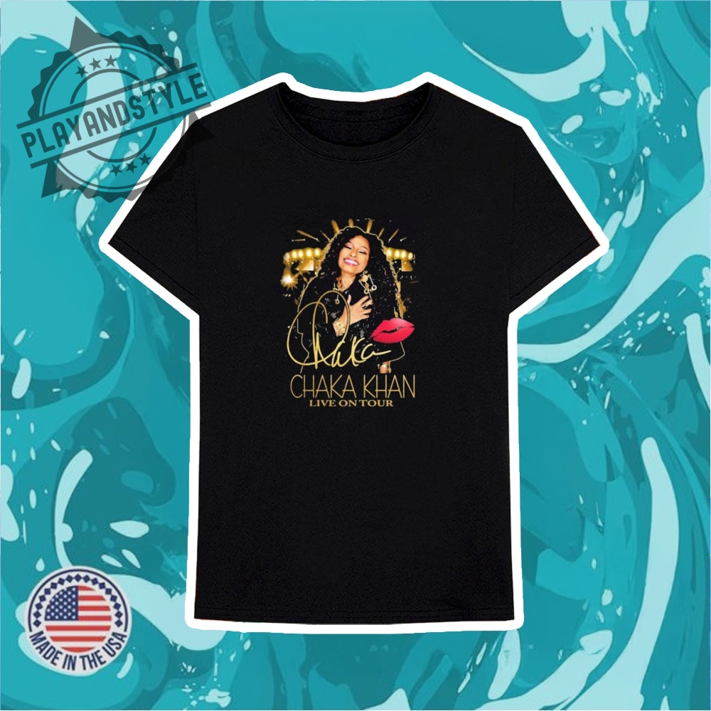 Chaka Khan Live On Tour 2025 Tshirts 6 Chaka Khan Live On Tour 2025 T-shirts