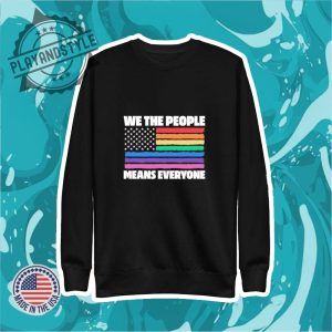 We The People Means Everyone Usa Rainbow Flag Shirt playandstyle 2