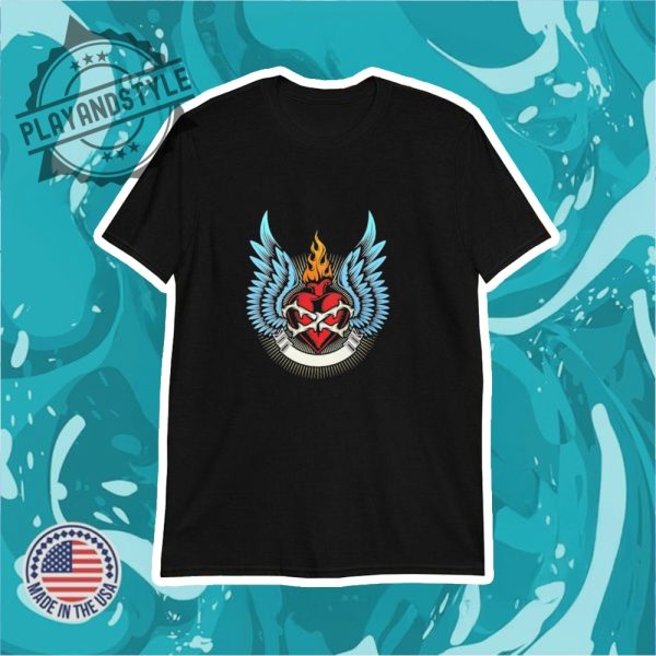 A Fiery Heart With Wings Shirt playandstyle 1