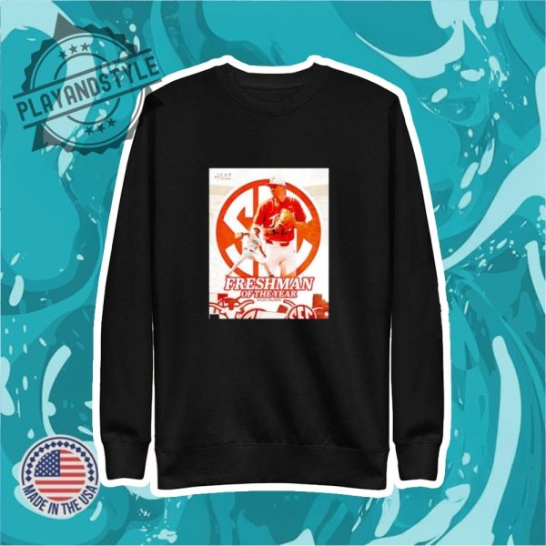 Dylan Volantis Are The 2025 Sec Baseball Freshman Of The Year Shirt playandstyle 2