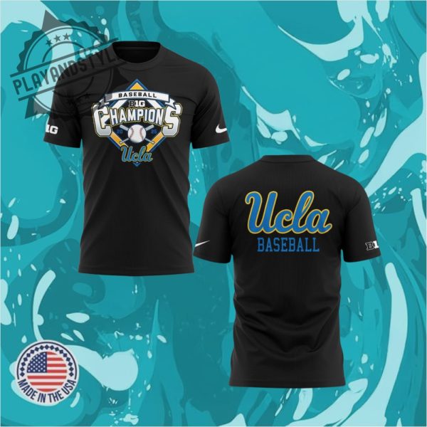 Ucla Bruins 2025 Big Ten Baseball Regular Season Champions Merch Collection playandstyle 1