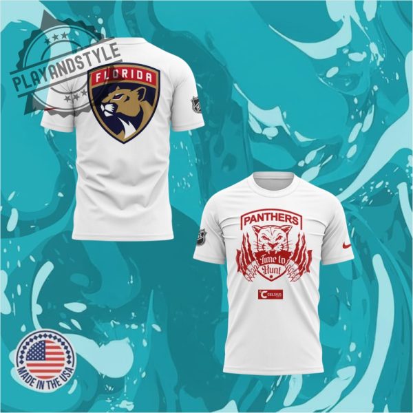 Florida Panthers Time To Hunt Limited Edition Tshirt playandstyle 1