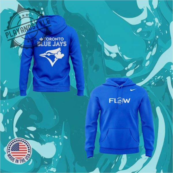 Toronto Blue Jays Flow Special Blue Hoodie playandstyle 1