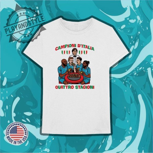 Pizza Campioni Ditalia Quattro Stagioni Shirt playandstyle 3