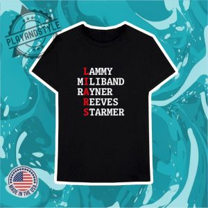 Lammy Miliband Rayner Reeves Starmer Shirt playandstyle 3