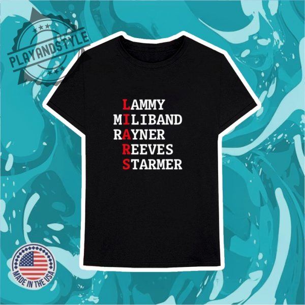 Lammy Miliband Rayner Reeves Starmer Shirt playandstyle 3