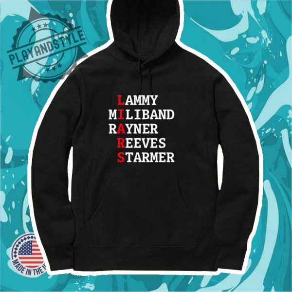 Lammy Miliband Rayner Reeves Starmer Shirt playandstyle 4