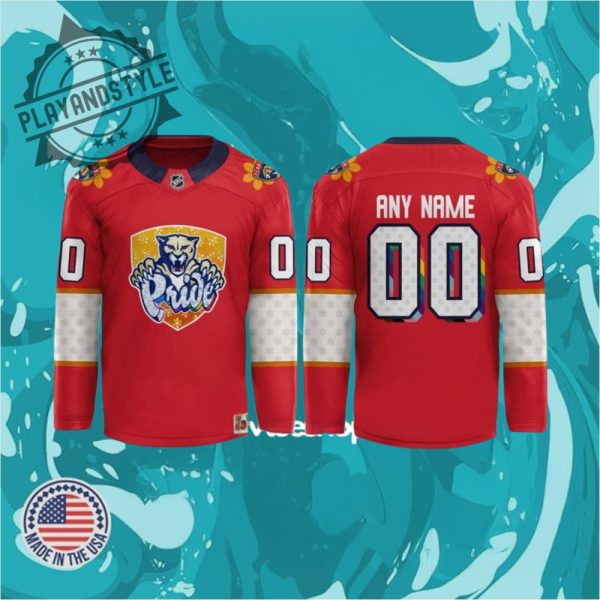 Florida Panthers Happy Pride Month 2025 Personalized Hockey Jersey playandstyle 1