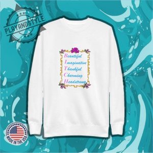 Bitch Beautiful Imaginative Thankful Charming Headstrong Tshirt playandstyle 2
