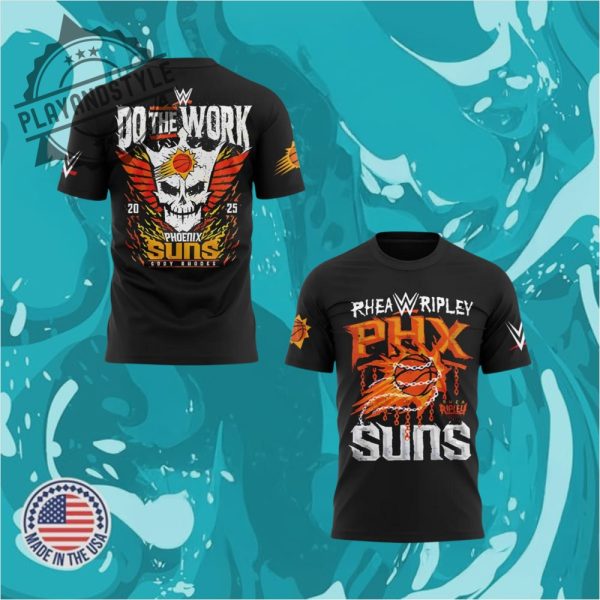 Phoenix Suns X Wwe Limited Edition Tshirt playandstyle 1