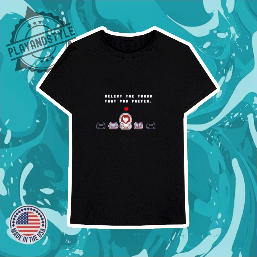 Select The Torso That You Prefer Pixel Shirt 6 Select the torso that you prefer pixel shirt