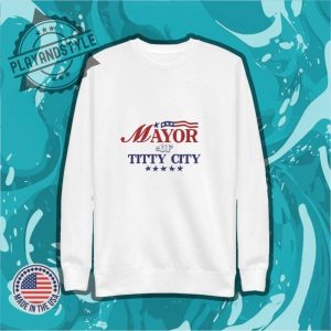 Mayor Of Titty City Usa Flag Shirt playandstyle 2