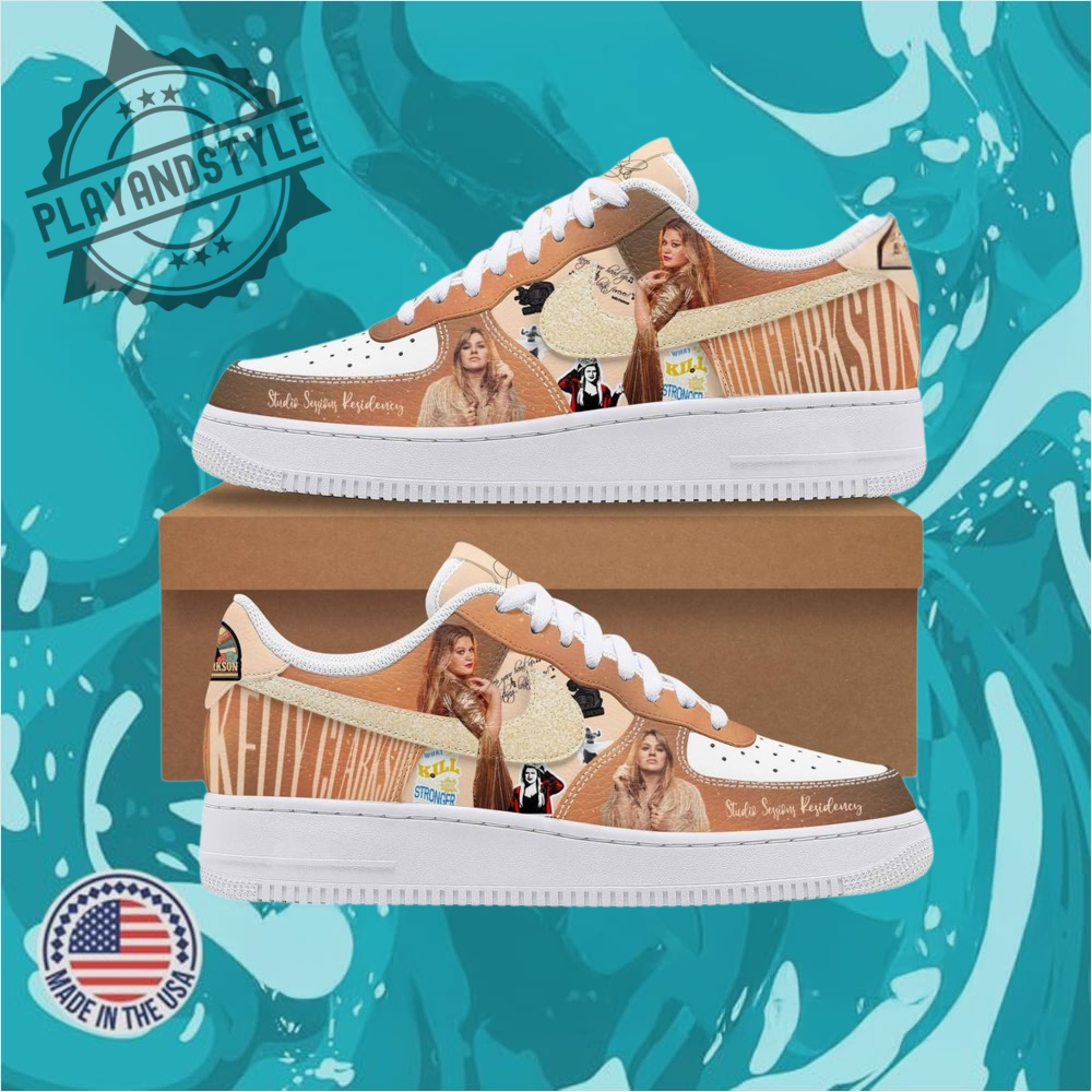 "Exclusive Sports and Music Collab Jerseys and Tees for 2025" 12 Kelly Clarkson Limited Edition Air Force 1 Sneaker