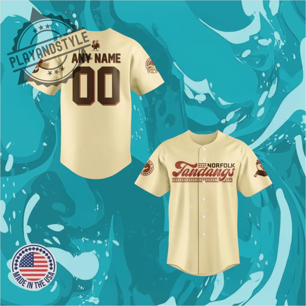 "Exclusive Sports and Music Collab Jerseys and Tees for 2025" 22 Norfolk Tides Filipino Heritage Night 2025 Special Baseball Jersey
