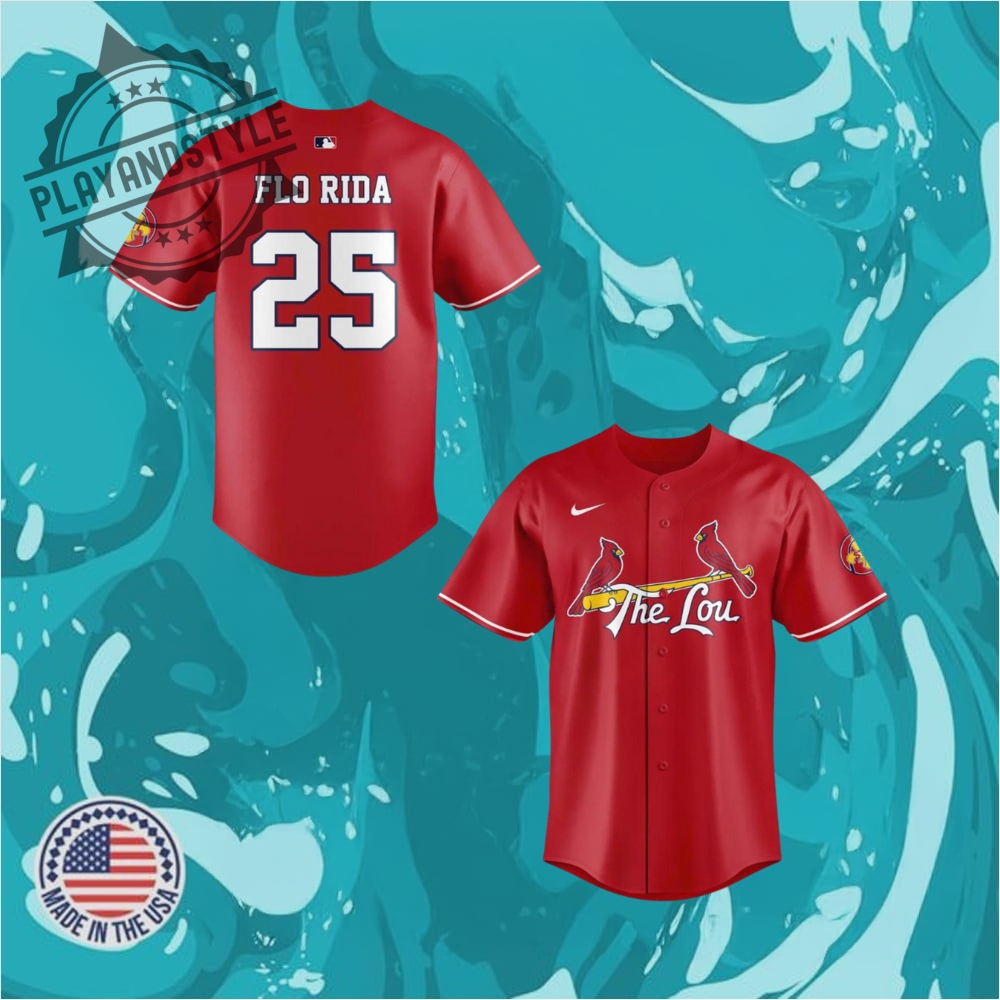 "2025 Sports Jerseys: Rockies, Longhorns, Murray State, Las Vegas Aces" 7 St. Louis Cardinals X Flo Rida Postgame Concert Baseball Jersey