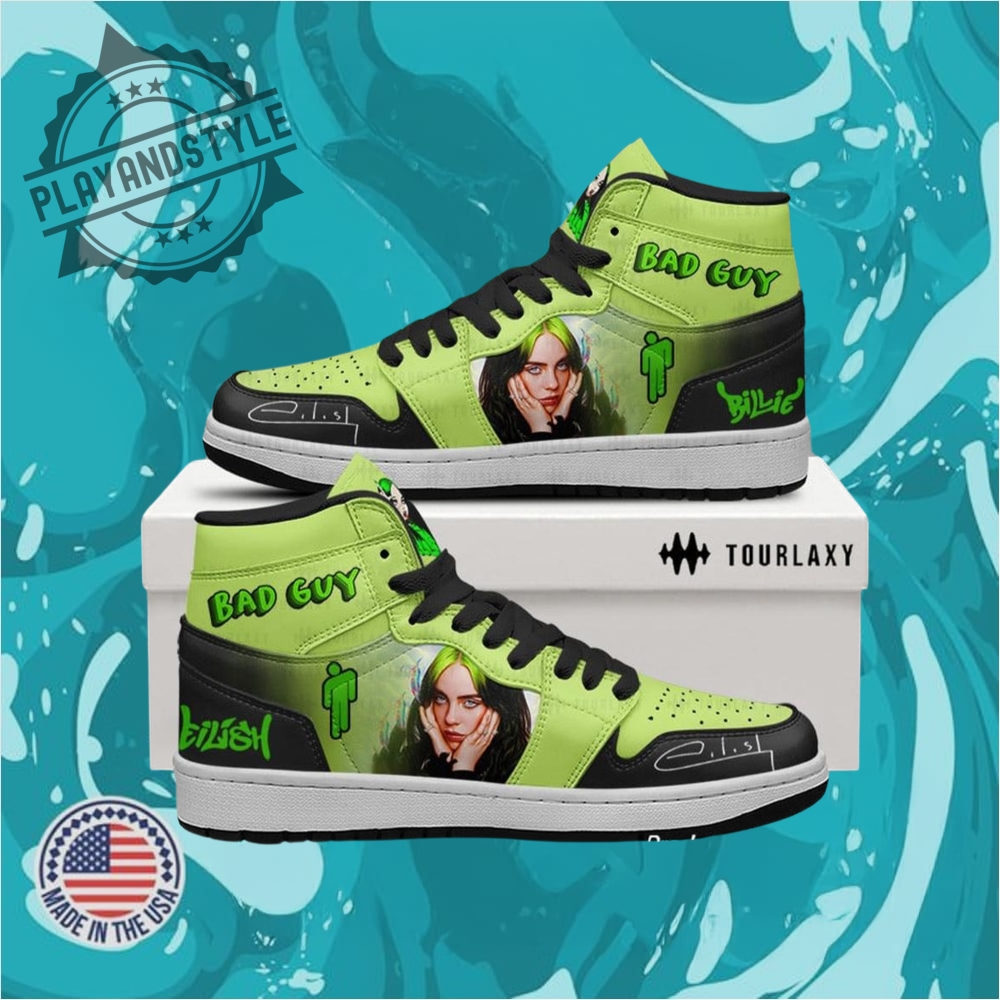 "2025 Sports Jerseys: Rockies, Longhorns, Murray State, Las Vegas Aces" 9 Billie Eilish Bad Guy Limited Edition Air Jordan 1