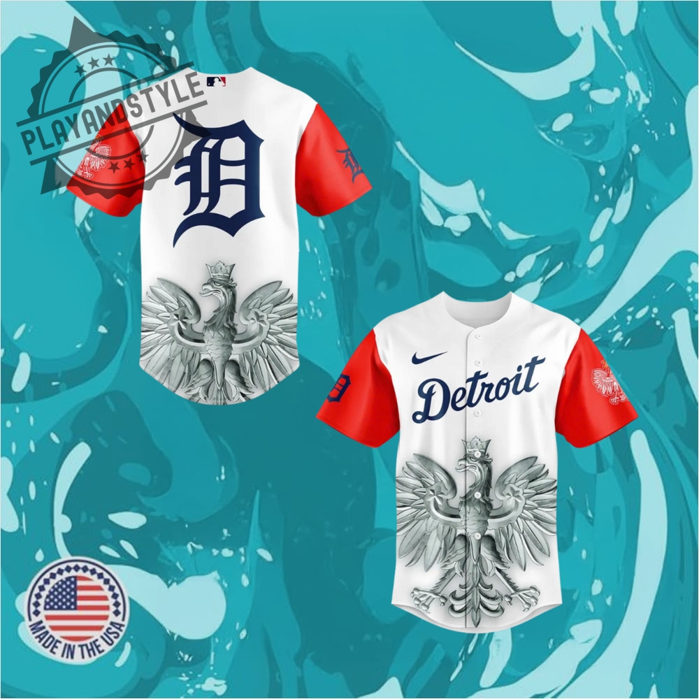 "2025 Sports Jerseys: Rockies, Longhorns, Murray State, Las Vegas Aces" 11 Detroit Tigers Polish Heritage Limited Edition Baseball Jersey