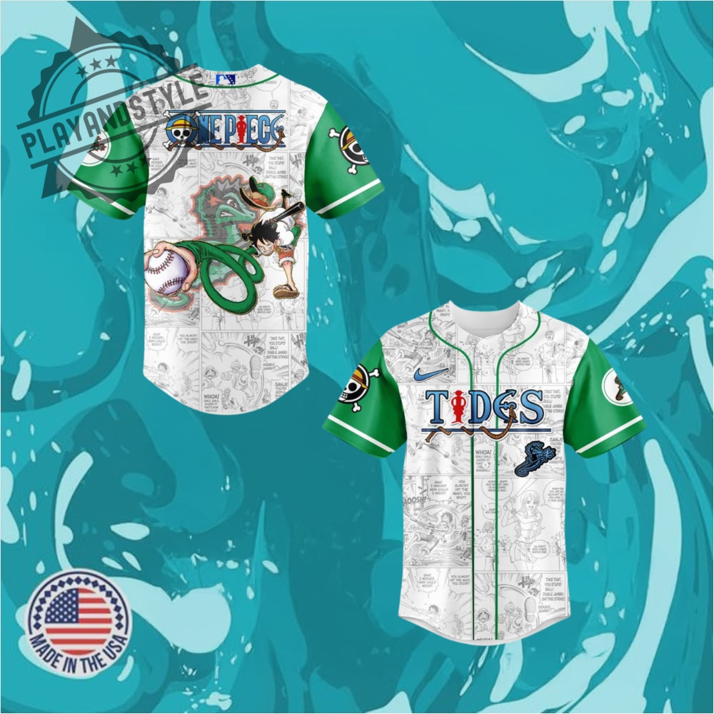 "Exclusive 2025 Merchandise: Hats, Tees, Hoodies, and Jerseys Collection" 6 Norfolk Tides One Piece Night Game Limited Edition Baseball Jersey