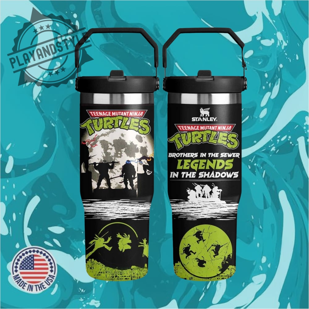 "Exclusive 2025 Merchandise: Hats, Tees, Hoodies, and Jerseys Collection" 25 Teenage Mutant Ninja Turtles 30 Oz Iceflow Flip Straw Tumbler
