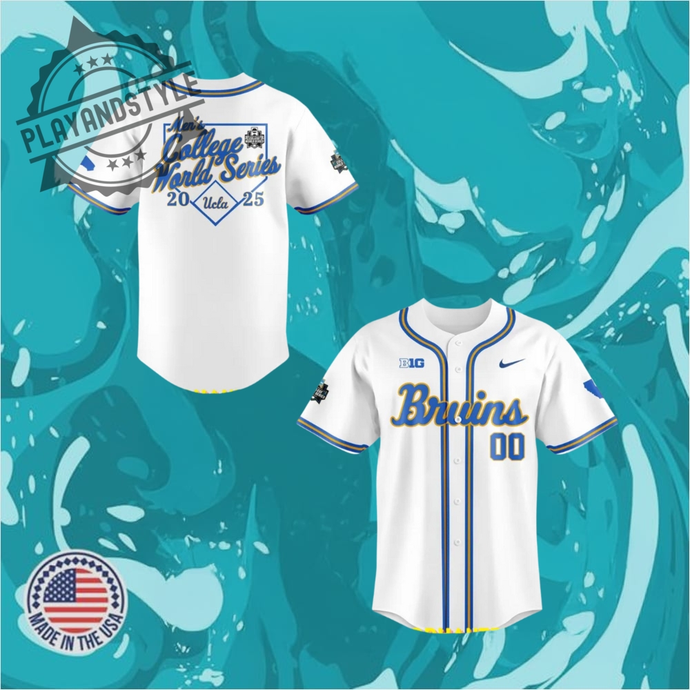 Ucla Bruins 2025 College World Series Special Baseball Jersey