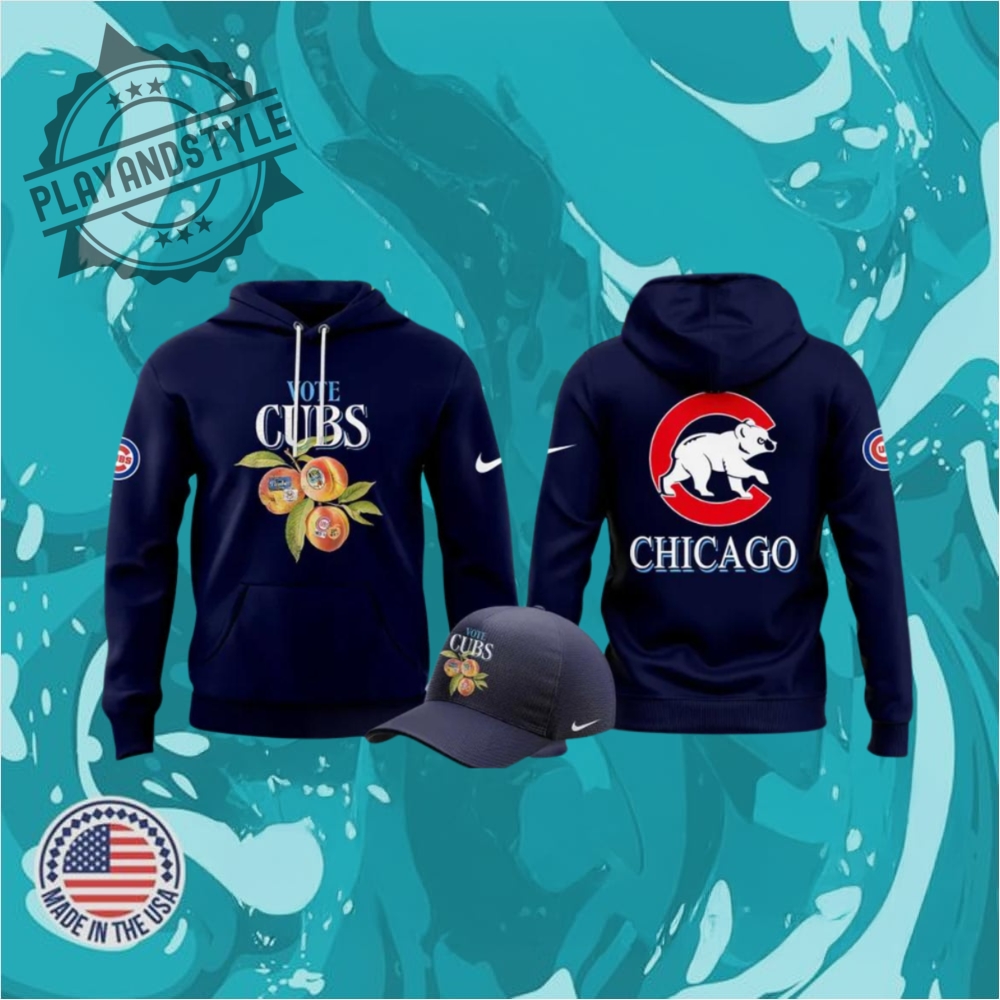 Chicago Cubs 2025 Vote Merchandise Hoodie