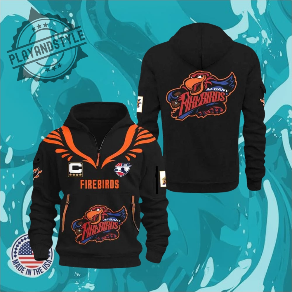 Albany Firebirds Afl Limited Edition Quarter Zip Hoodie