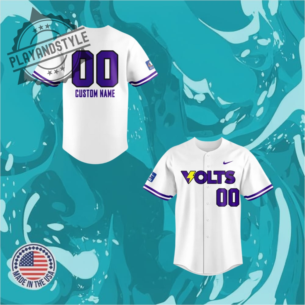 Volts Softball New Uniform Personalized White Baseball Jersey