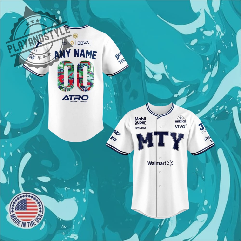 Sultanes De Monterrey World Cup Fusion Personalized Baseball Jersey