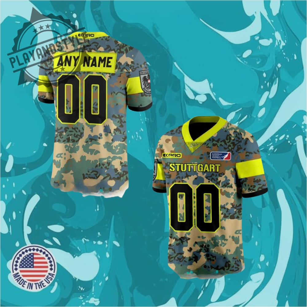 Stuttgart Surge Bundeswehr 2025 Personalized Football Jersey