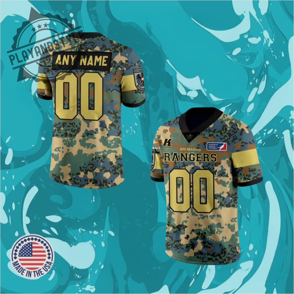 Modling Rangers Salute To Service 2025 Camo Football Jersey