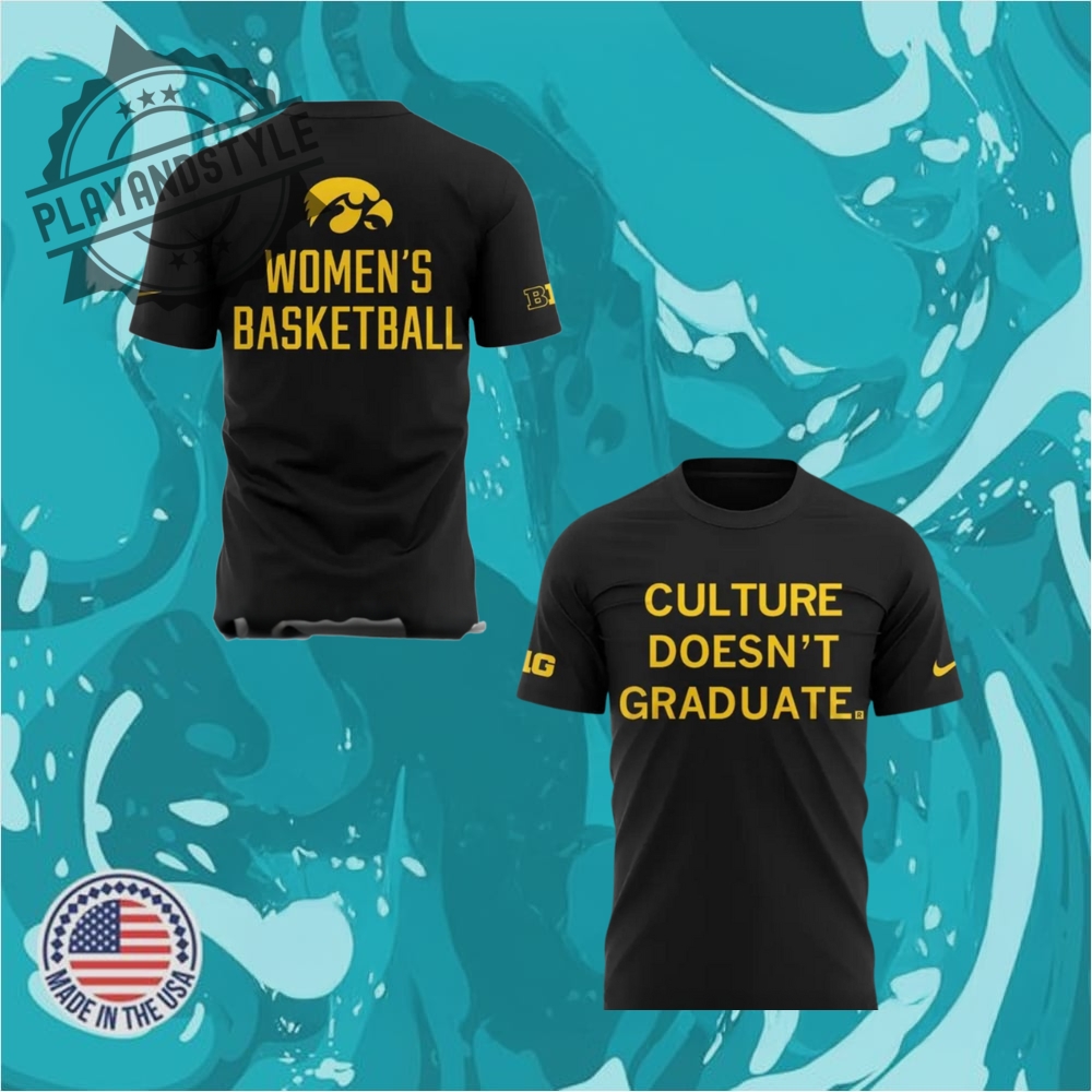 Iowa Womens Basketball Culture Doesnt Graduate Special Tshirt